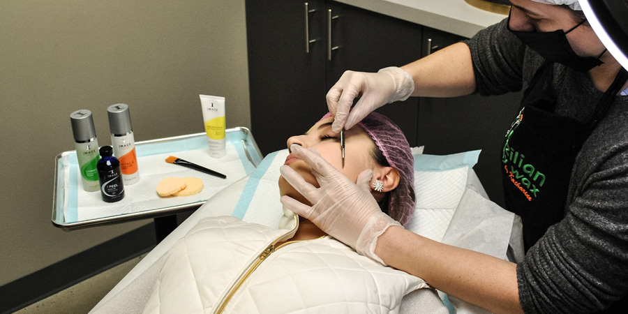 Dermaplaning and Microneedling
